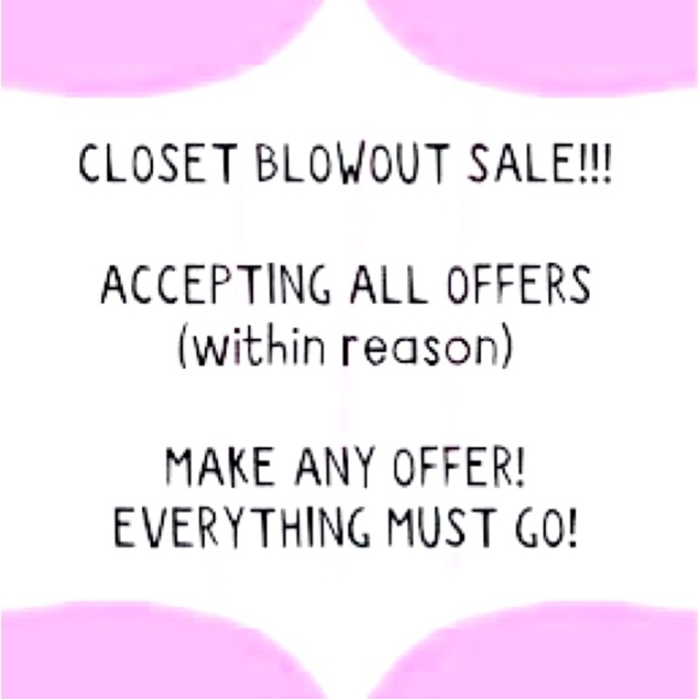 ⭐️CLOSET CLEARANCE SALE